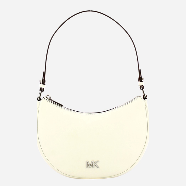 Сумка крос-боді через плече жіноча з натуральної шкіри маленька Michael Kors Kyla 32S5S8QU1L-085 Біла (800070339765) - зображення 4