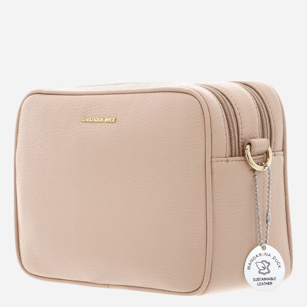Torebka crossbody damska skórzana Mandarina Duck Mellow Leather P10FZT83-A02 Beżowa - obraz 3