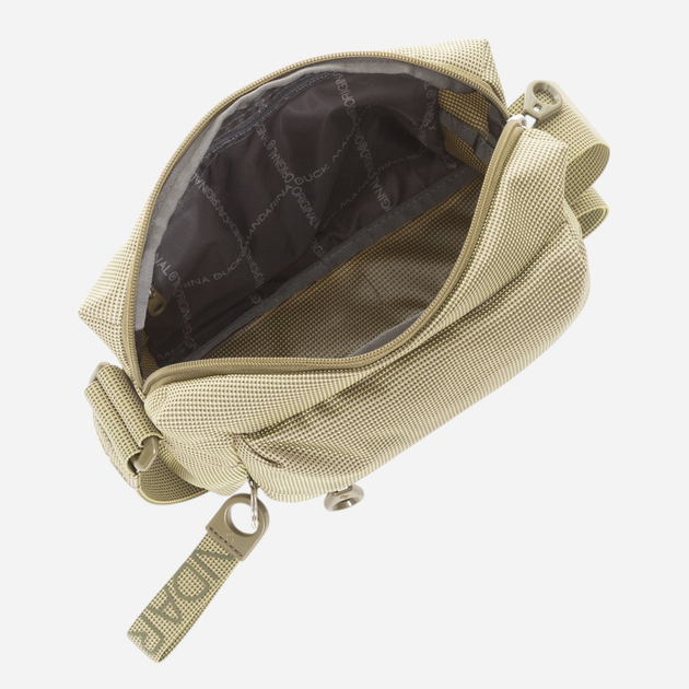 Torebka crossbody damska materiałowa Mandarina Duck P10QMTT7-A26 Jasnozielona - obraz 4