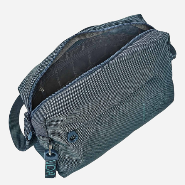 Torebka crossbody damska materiałowa Mandarina Duck P10QMTV8-23E Niebieska - obraz 4