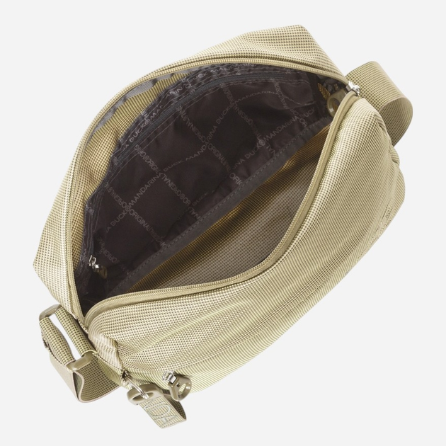 Torebka crossbody damska materiałowa Mandarina Duck P10QMTV8-A26 Jasnozielona - obraz 4
