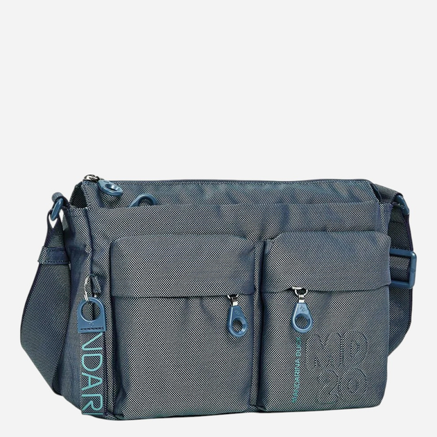 Torebka crossbody damska materiałowa Mandarina Duck P10QMTX5-23E Niebieska - obraz 3