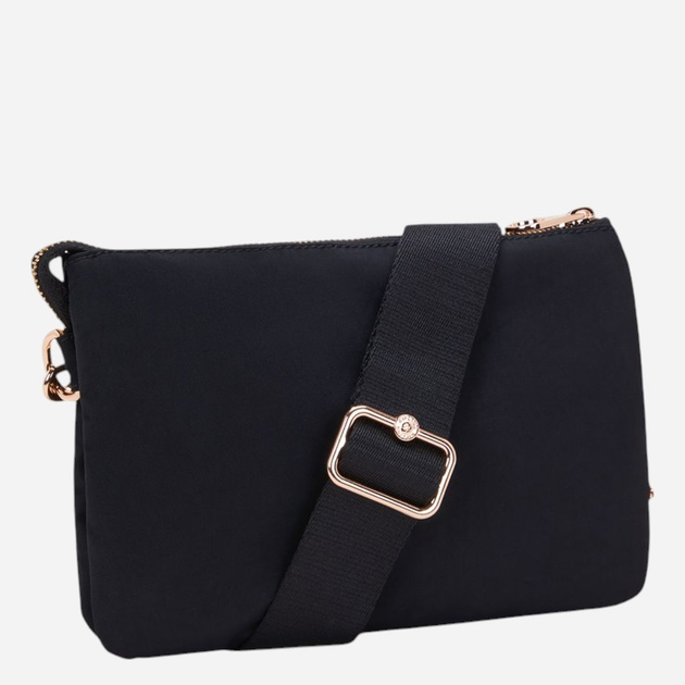 Torebka crossbody damska materiałowa Kipling Riri KPKI330262Q1001 Czarna - obraz 3