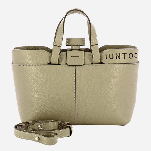 Torebka crossbody damska skórzana IUNTOO Riviera 181004-CAPPUCCINO-C05 Kapuccino - obraz 1