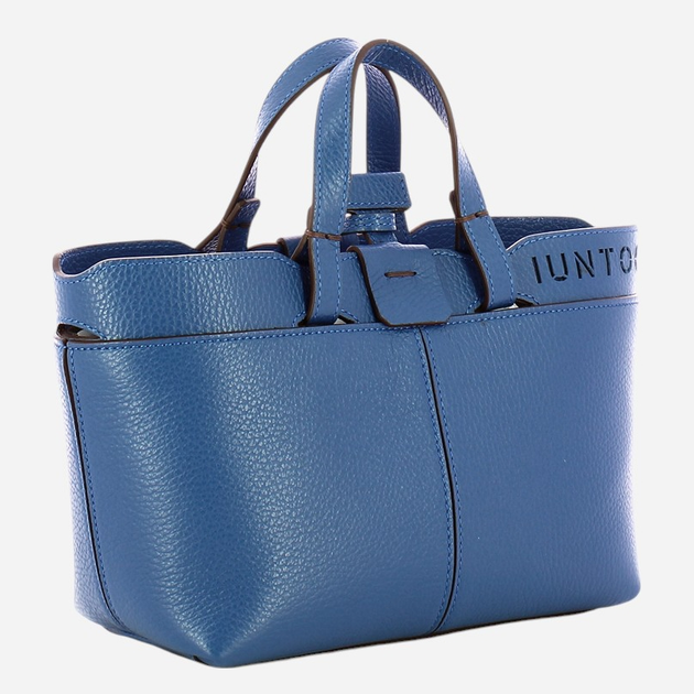 Torebka crossbody damska skórzana IUNTOO Riviera 181004-BLUETTE-C22 Niebieska - obraz 3