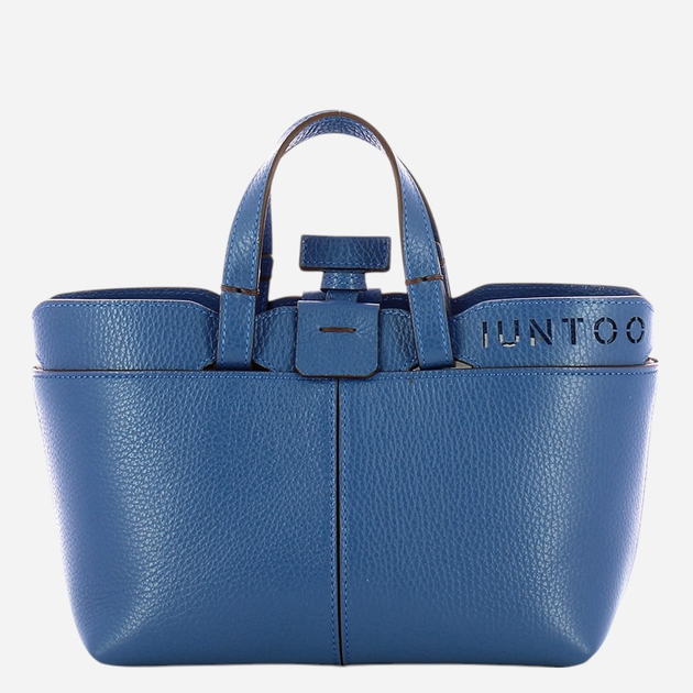 Torebka crossbody damska skórzana IUNTOO Riviera 181004-BLUETTE-C22 Niebieska - obraz 4