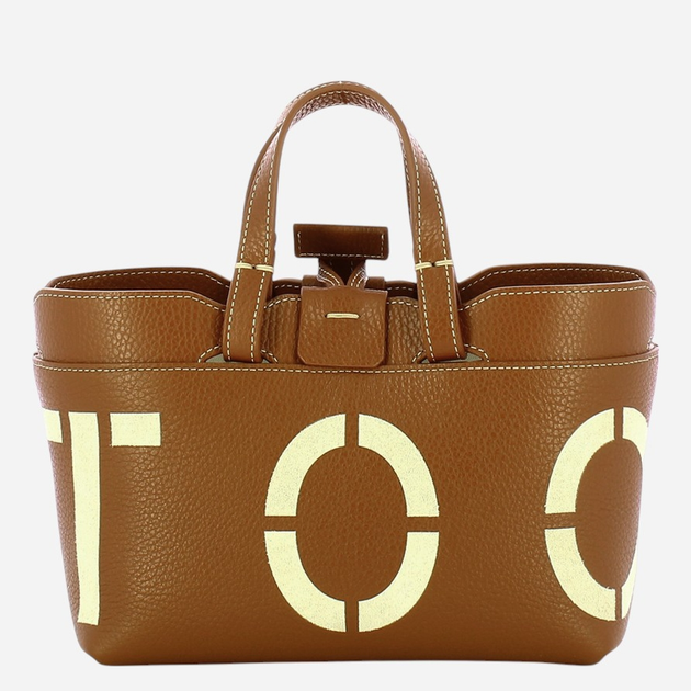 Torebka crossbody damska skórzana IUNTOO Sibilla 181104-CUOIO-C17+PANNA Brązowa - obraz 2