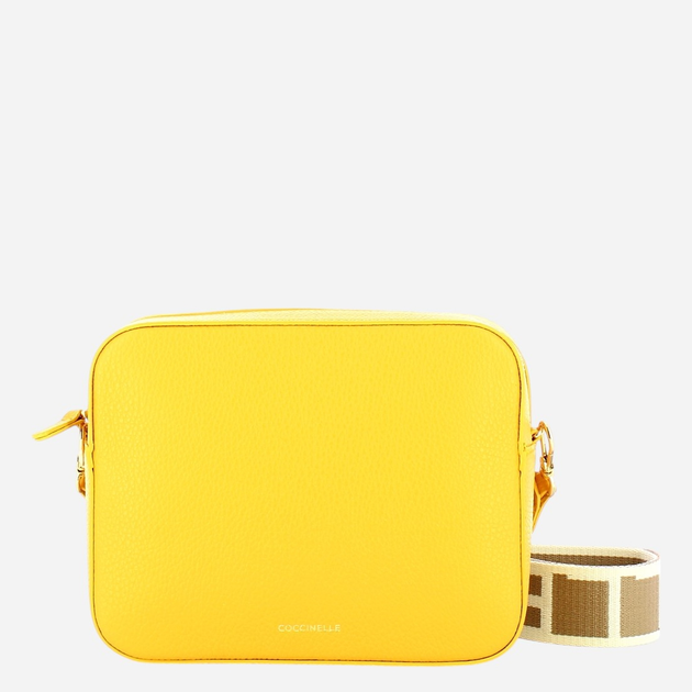 Torebka crossbody damska skórzana Coccinelle Tebemini E5MN555M301-J19 Żółta - obraz 1