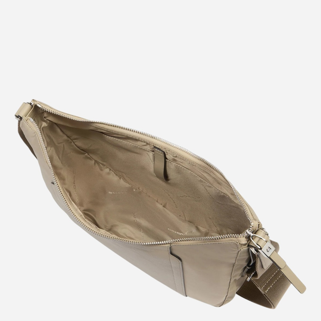 Torba na ramię damska materiałowa Piquadro BD6658W92T/BE Beżowa - obraz 4