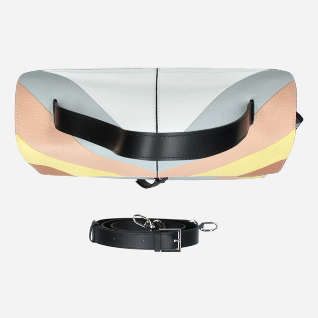 Сумка месенджер через плече жіноча з натуральної шкіри Rebelle Clio REB0185P0022-0106 Різнокольорова (800070340282) - зображення 6