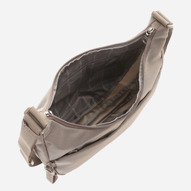 Сумка месенджер через плече жіноча тканинна Mandarina Duck P10QMT27-09K Коричнева (800070299279) - зображення 4