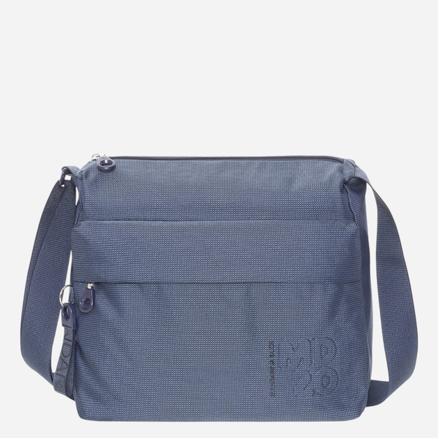 Сумка месенджер через плече жіноча тканинна Mandarina Duck P10QMTT4-28V Синя (800070343468) - зображення 1