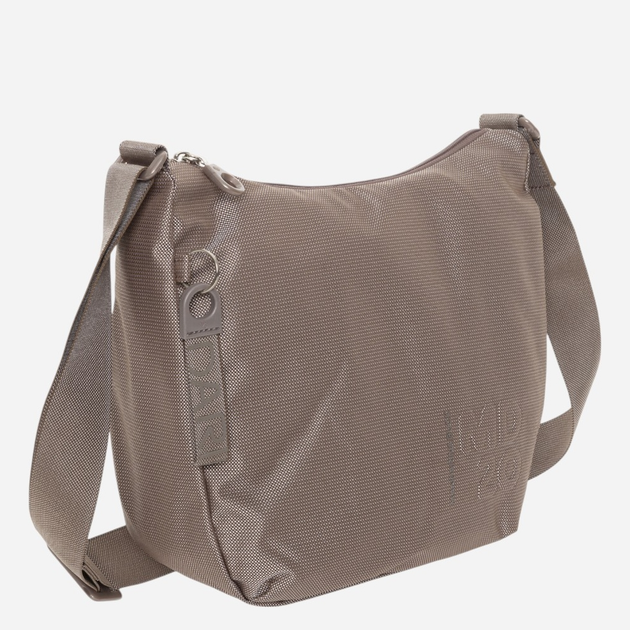 Torba na ramię damska materiałowa Mandarina Duck P10QMTV1-09K Beżowa - obraz 3