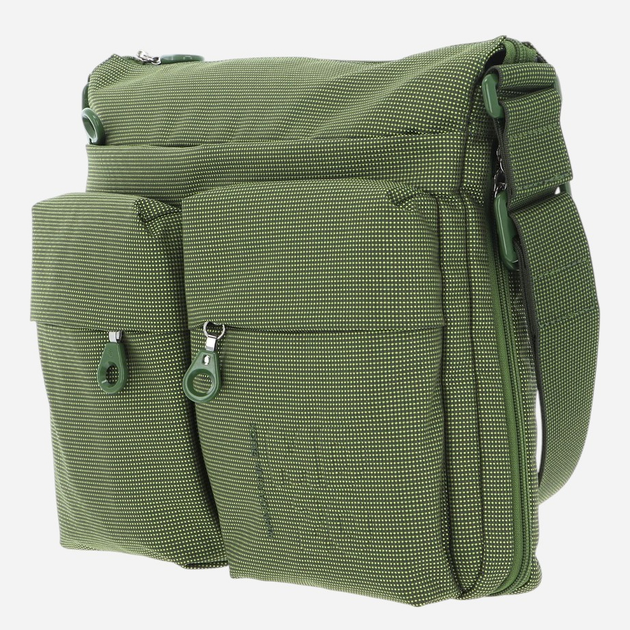 Torba na ramię damska materiałowa Mandarina Duck P10QMTX6-812 Zielona - obraz 4