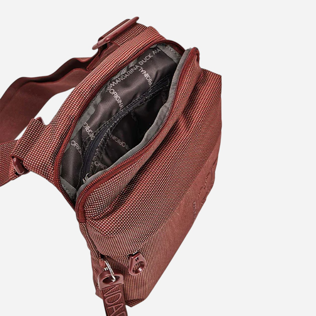 Torebka listonoszka damska materiałowa Mandarina Duck P10QMT04-06E Czerwona - obraz 4