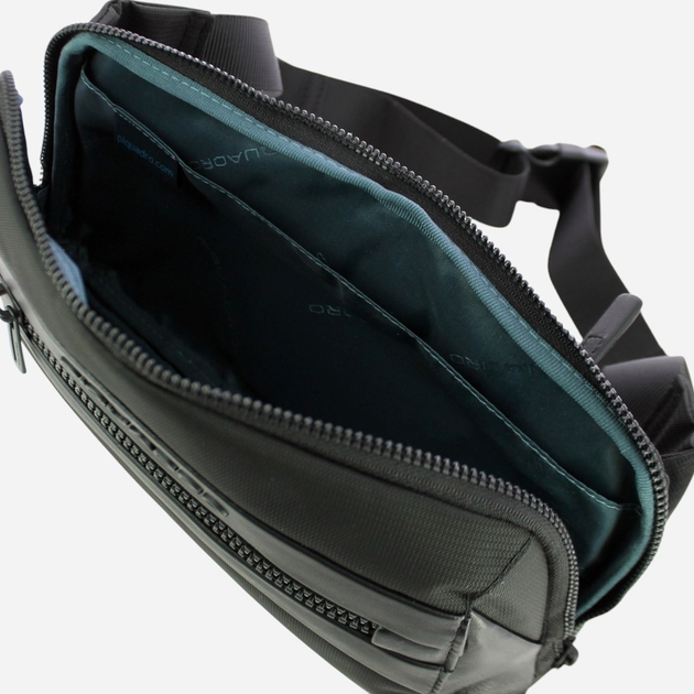 Сумка на пояс чоловіча Piquadro CA5752S117/N Чорна (800070258602) - зображення 4