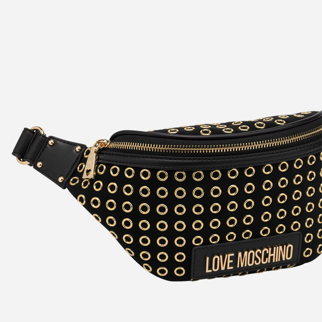 Torebka nerka damska mała Love Moschino JC4060PP1LLH100A Czarna - obraz 4