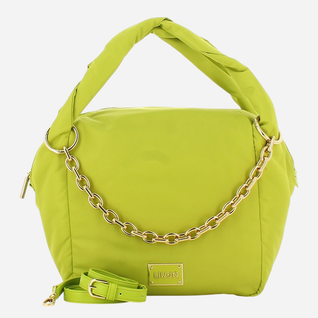 Torebka hobo damska skórzana mała Liu Jo AF2122T4974-50548 Limonkowa - obraz 1