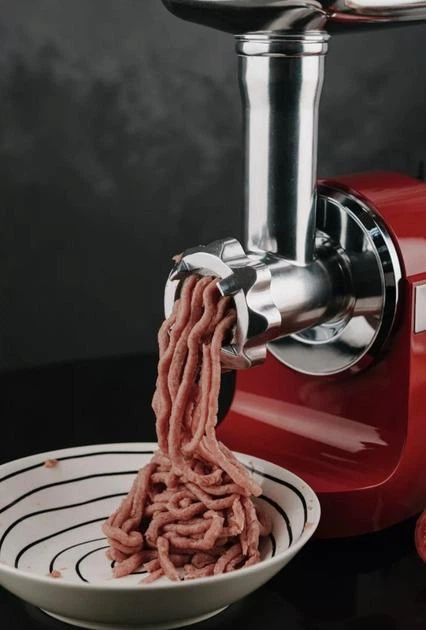 М'ясорубка Rainberg RB 2270 RED шнековий з шатківницею 3800 Вт 7в1 з насадками - зображення 6