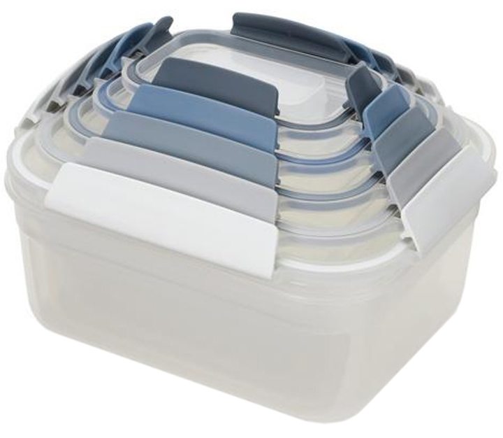 Набір Joseph Joseph Контейнери Sky Edition 5 шт + Млинок для солі та перцю Milltop Sky 2 предмети (SET_81105/JJ_20157) - зображення 3