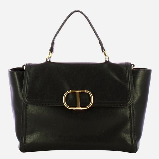 Torebka shopper damska mała Twinset 242TD8292-00006 Czarna - obraz 4