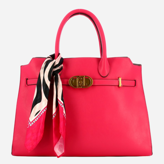Torebka shopper damska duża Liu Jo AA4011E0503-81750 Różowa - obraz 4