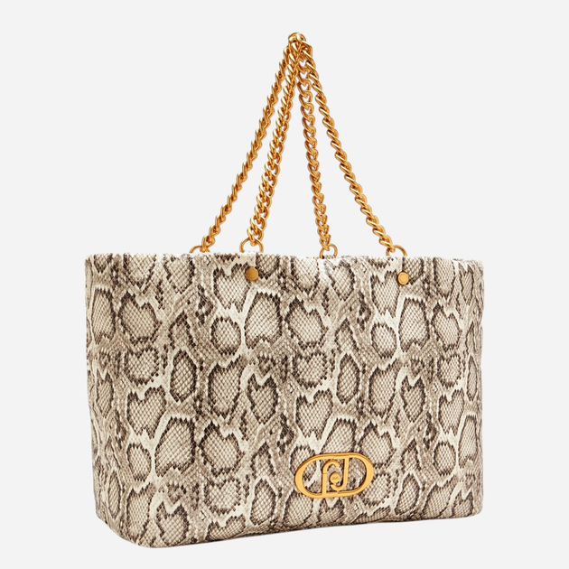 Torebka shopper damska duża Liu Jo AA5146E0019-03R14 Szara - obraz 3
