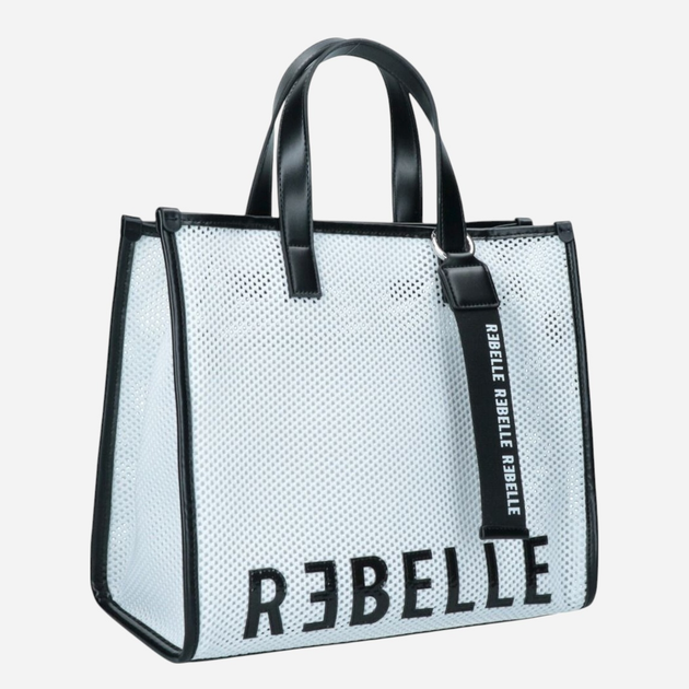 Torebka shopper damska mała Rebelle Electra REB0196T0018-0066 Biała - obraz 3