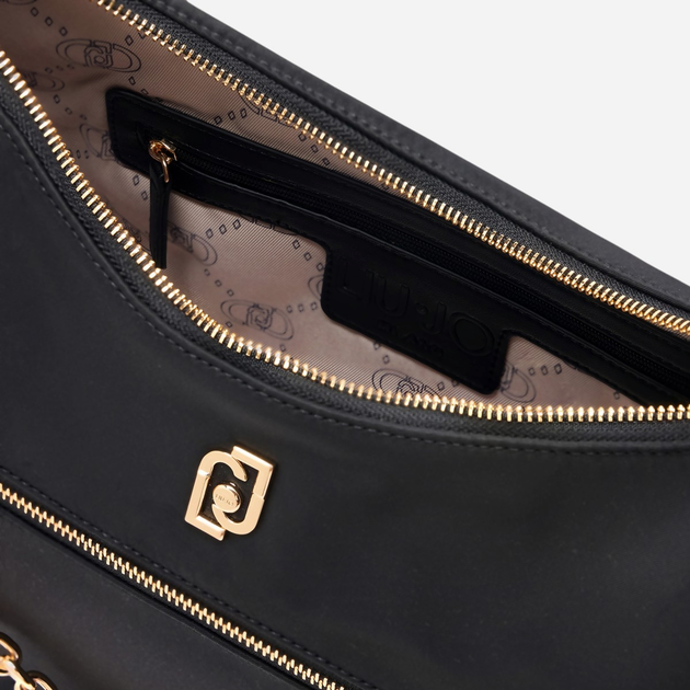 Zestaw (torebka shopper + portfel) damski Liu Jo AA5322T4559-22222 Czarny - obraz 5