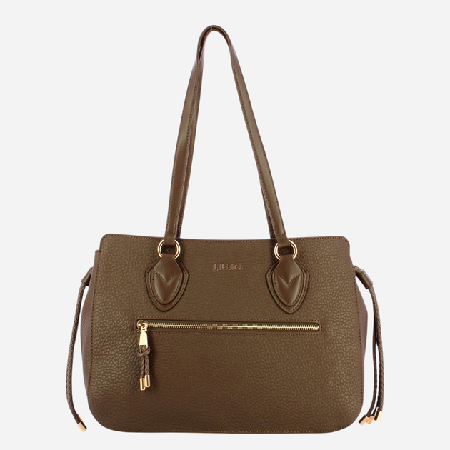 Torebka shopper damska mała Liu Jo AF3158E0161-90912 Brązowa - obraz 1