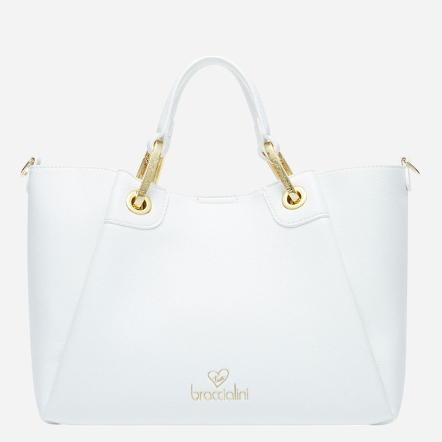Torebka shopper damska mała Braccialini Amy B18141-YY-001 Biała - obraz 1