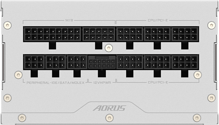 Блок живлення Gigabyte AORUS ELITE P1000W 80+ Platinum White (GP-AE1000PM PG5 ICE) - зображення 2