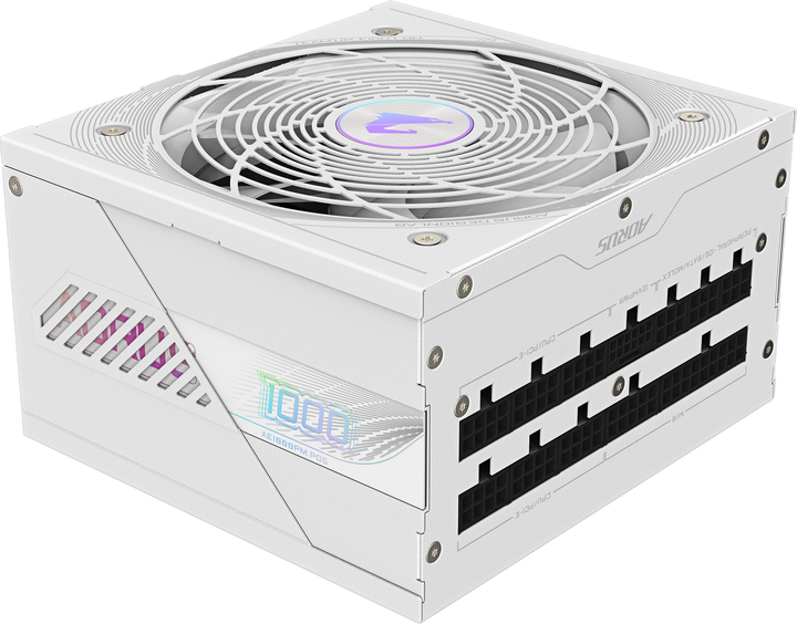 Zasilacz Gigabyte AORUS ELITE P1000W 80+ Platinum White (GP-AE1000PM PG5 ICE) - obraz 4