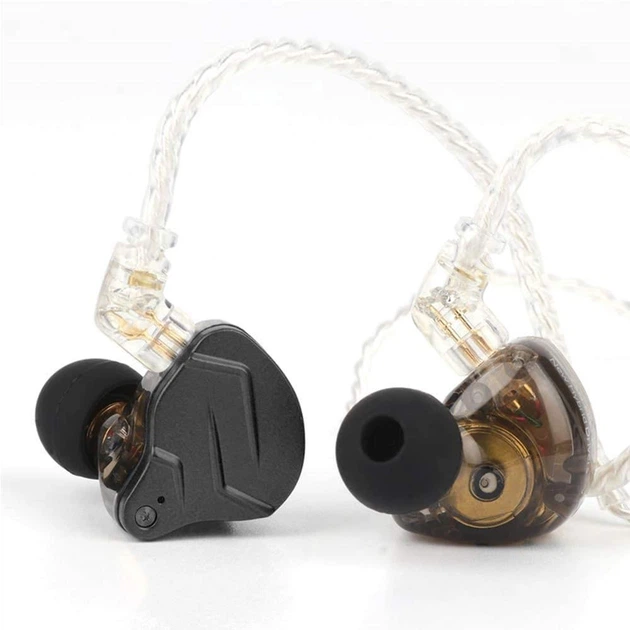 KZ ZSN PRO Black X (with mic.) — гибридные многодрайверные наушники 1DD+1BA Hybrid IEM - изображение 3