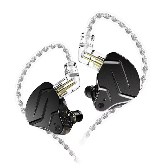 KZ ZSN PRO X (Black, without Mic) – Гибридные наушники 1DD+1BA с мощным звучанием - изображение 3