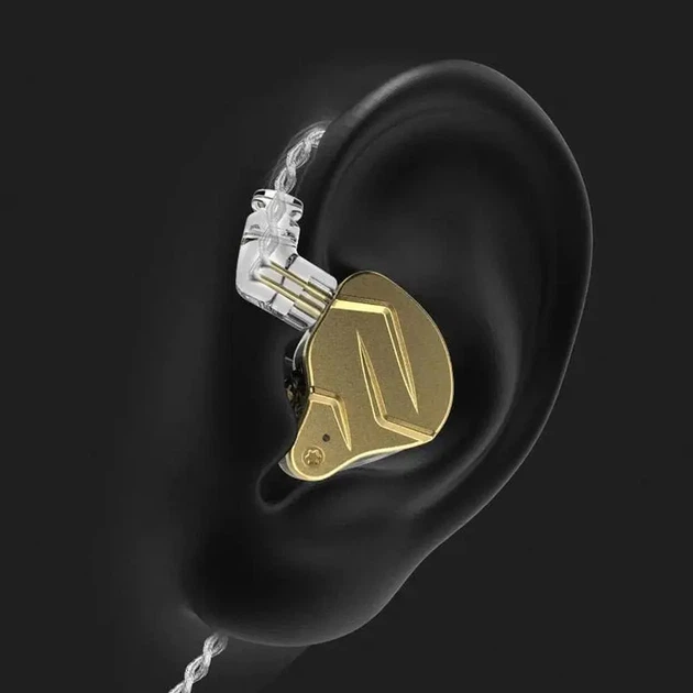 KZ ZSN PRO X (Gold, with Mic) – Гібридні навушники 1DD+1BA з мікрофоном і преміальним звучанням - зображення 9
