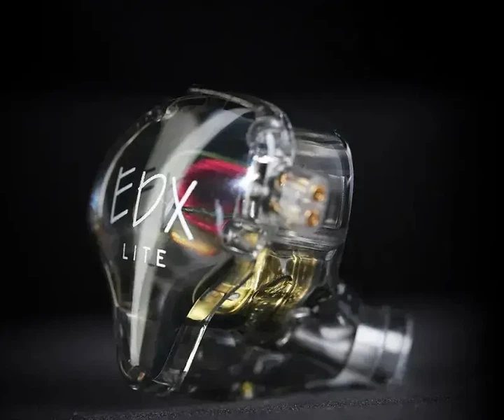 KZ EDX Lite Clear (with mic) – ультралегкі навушники з прозорим корпусом, дінамічним драйвером та вбудованим мікрофоном - зображення 4