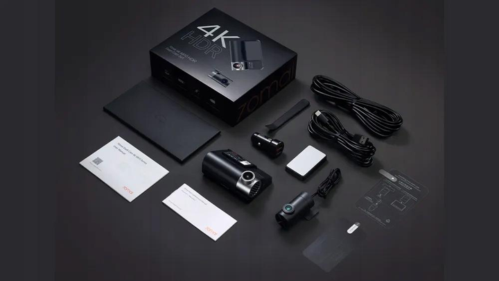 Автомобільний відеореєстратор комплект Xiaomi 70mai Dash Cam A810 з GPS HDR 4K Global + камера заднього виду Rear Cam RC12 (керування зі смартфону) - зображення 9