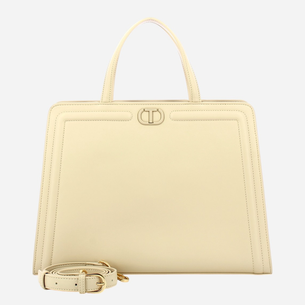 Torebka shopper damska mała Twinset Brera 251TB7233-12140 Beżowa - obraz 1