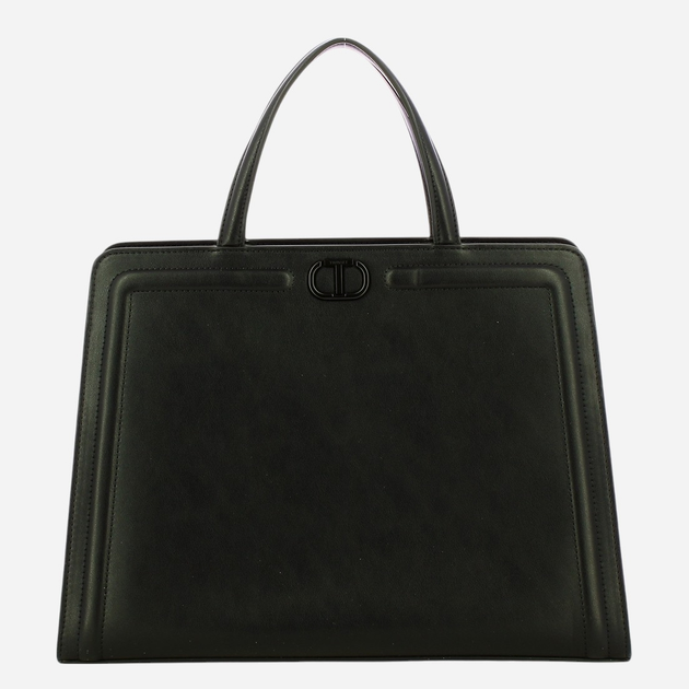 Torebka shopper damska mała Twinset Brera 251TB7233-00006 Czarna - obraz 4