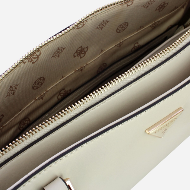 Torebka shopper damska mała Guess Daryna HWVG9493230-BON Mleczna - obraz 4