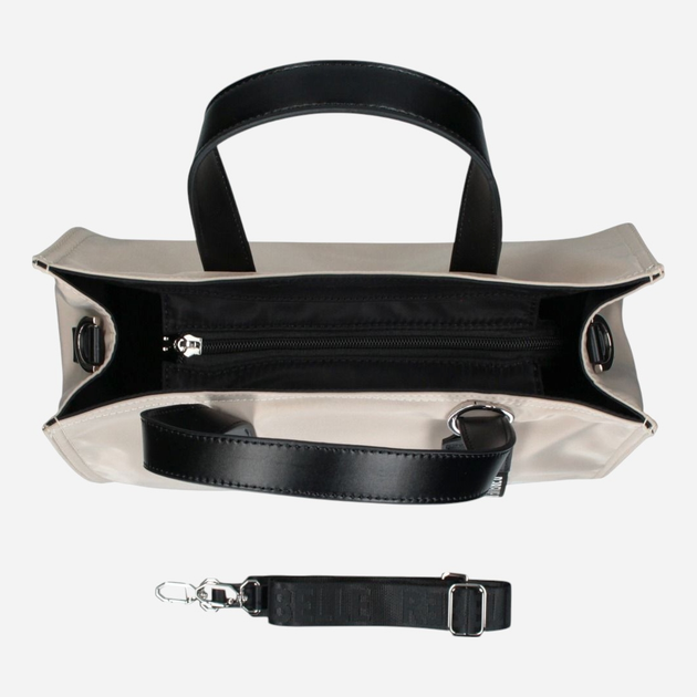 Torebka shopper damska materiałowa Rebelle Electra REB0082T0001-0068 Mleczna - obraz 5