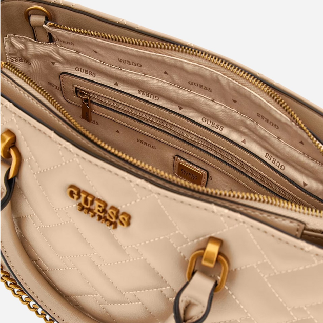 Сумка шопер жіноча Guess Gracelynn HWQB8984060-BEI Бежева (800070332254) - зображення 3