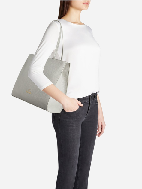 Torebka shopper damska duża Braccialini Meg B18402-YY-107 Szara - obraz 2