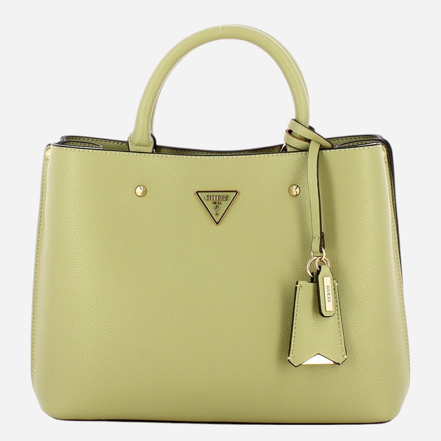 Torebka shopper damska mała Guess Meridian HWBG8778060-SAG Zielona - obraz 4