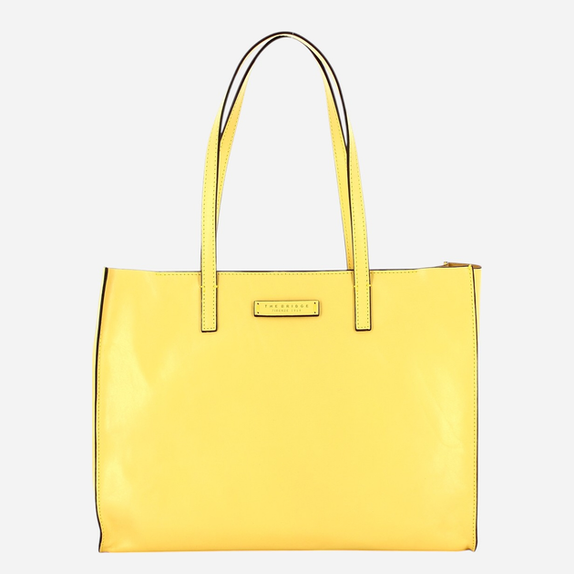 Torebka shopper damska skórzana The Bridge Mirra 04131401-36 Żółta - obraz 1