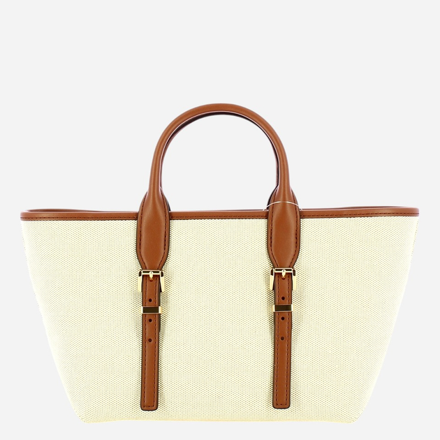 Сумка шопер жіноча тканинна Michael Kors Moore 30S5G9OS1C-230 Коричнева (800070339756) - зображення 2