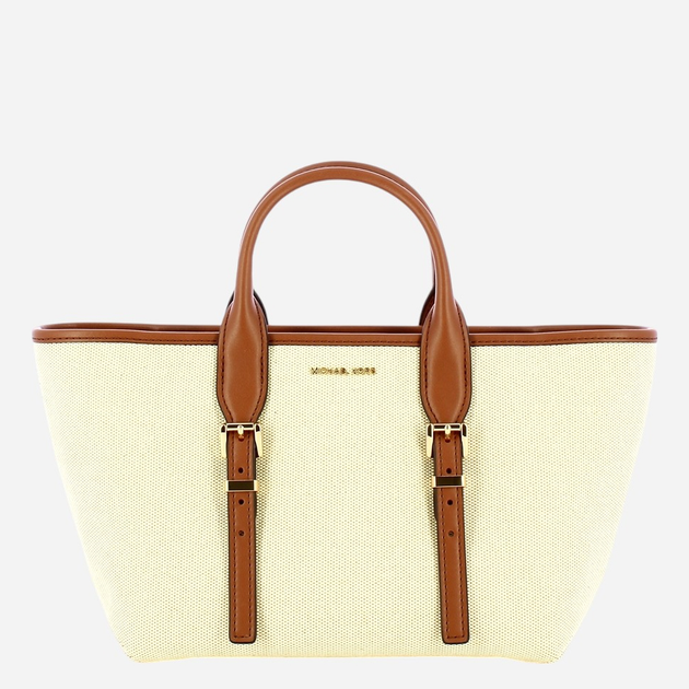 Сумка шопер жіноча тканинна Michael Kors Moore 30S5G9OS1C-230 Коричнева (800070339756) - зображення 4