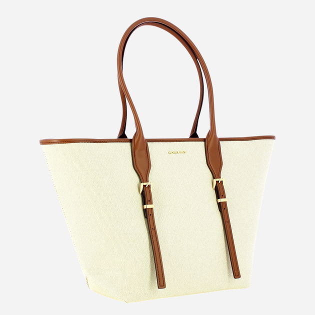 Torebka shopper damska materiałowa Michael Kors Moore 30S5G9OT7C-230 Brązowa - obraz 3