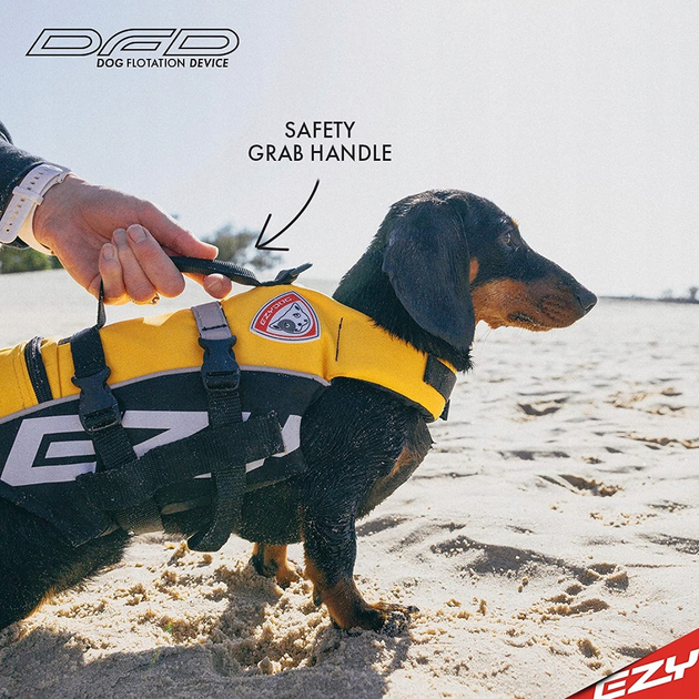 Kamizelka Ezydog Life jacket DFD XL 41 kg żółta (5708214988576) - obraz 6